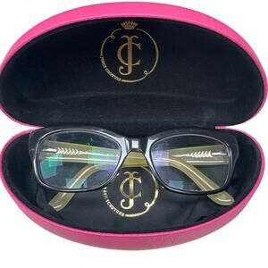 Juicy Couture JU142 Cat Eye Eyeglass Frames w/ Case & Cloth